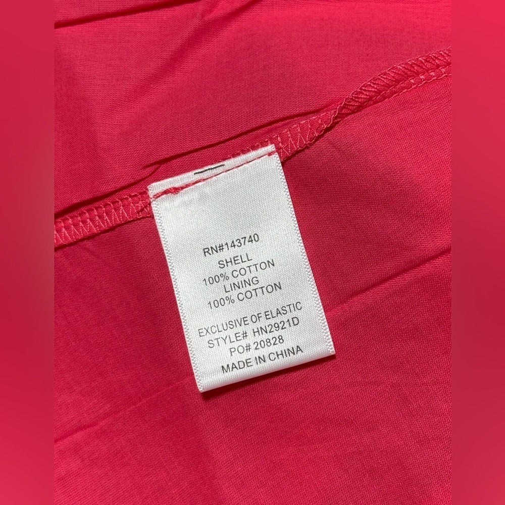 Hyacinth House Serafina Midi Dress S NWT Pink Cotton Smocked Fit & Flare - Picture 7 of 9